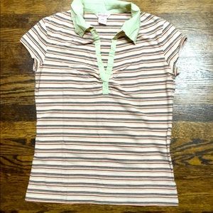 Guess Striped Polo Top